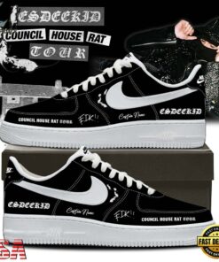 EsDeeKid Council House Rat Tour 2026 Black Air Force 1 Shoes Sneaker