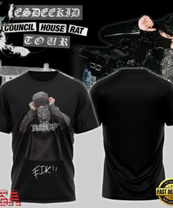 EsDeeKid Council House Rat Tour 2026 Signature Limited T Shirt , Music Design T Shirt Esdeekid Council House Rat Tour 2026 Signature Limited T Shirt