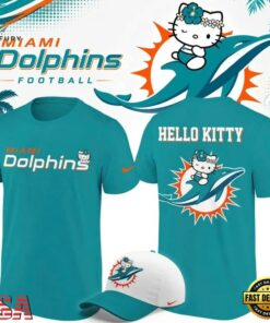 Exclusive Miami Dolphins x Hello Kitty 2026 Blue T Shirt , Music Design T Shirt Exclusive Miami Dolphins X Hello Kitty 2026 Blue T Shirt