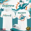 Exclusive Miami Dolphins x Hello Kitty 2026 White T Shirt , Music Design T Shirt Exclusive Miami Dolphins X Hello Kitty 2026 White T Shirt