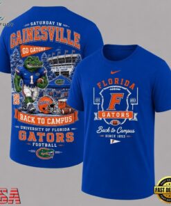 Florida Gators 2026 NCAA Back To Campus 3D Shirt , NCAA 3D Graphic Tee Florida Gators 2026 Ncaa Back TO Campus 3D Shirt