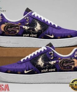 Florida Gators 2026 NCAA Haunted Moon Halloween Custom Air Force 1 Shoes Sneakers , NCAA New Design Shoes Florida Gators 2026 Ncaa Haunted Moon Halloween Custom Air Force 1 Shoes Sneakers