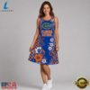 Florida Gators NCAA Sporty Floral Elegance Women’s Sleeveless Dress, NCAA Women Summer Dress Florida Gators Ncaa Sporty Floral Elegance Women S Sleeveless Dress