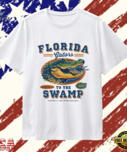 Florida Gators welcome to the swamp chomp T Shirt , Trendy 2D Print Shirt Florida Gators Welcome TO The Swamp Chomp T Shirt