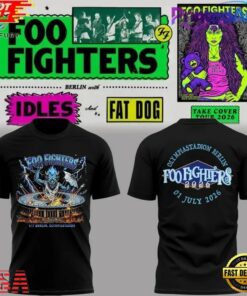 Foo Fighters Take Cover Tour 2026 Special New T Shirt , Music Design T Shirt Foo Fighters Take Cover Tour 2026 Special New T Shirt