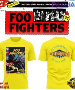 Foo Fighters Take Cover Tour 2026 Special New Yellow T Shirt , Music Design T Shirt Foo Fighters Take Cover Tour 2026 Special New Yellow T Shirt