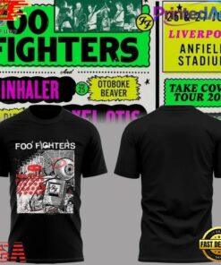 Foo Fighters Take Cover Tour 2026 T Shirt , Music Design T Shirt Foo Fighters Take Cover Tour 2026 T Shirt