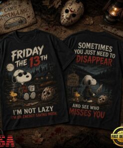 Friday the 13th Camp Crystal Lake Energy Saving Mode Horror Graphic 3D Shirt , Music Fans Shirt Friday The 13th Camp Crystal Lake Energy Saving Mode Horror Graphic 3D Shirt