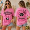 Georgia Bulldogs 2026 NCAA Pink October Breast Cancer Awareness Fan Pride Unisex T Shirt , NCAA 3D Graphic Tee Georgia Bulldogs 2026 Ncaa Pink October Breast Cancer Awareness Fan Pride Unisex T Shirt