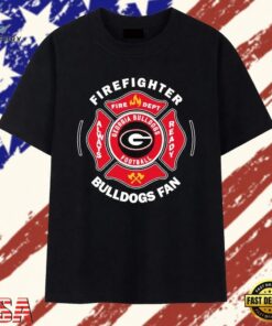 Georgia Bulldogs firefighter always ready Bulldogs T Shirt, Trendy 2D Print Shirt Georgia Bulldogs Firefighter Always Ready Bulldogs T Shirt