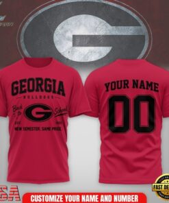 Georgia Bulldogs NCAA Campus Pride Back to School 2026 Personalized 3D Shirt , NCAA 3D Graphic Tee Georgia Bulldogs Ncaa Campus Pride Back TO School 2026 Personalized 3D Shirt