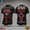Georgia Bulldogs NCAA Jesus Won New Design 3D Shirt , NCAA 3D Graphic Tee 2 Georgia Bulldogs NCAA Jesus Won New Design 3D Shirt , NCAA 3D Graphic Tee Georgia Bulldogs Ncaa Jesus Won New Design 3D Shirt