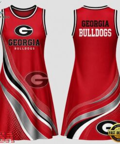 Georgia Bulldogs NCAA Team Pride Women's Sleeveless Dress, NCAA Women Summer Dress Georgia Bulldogs Ncaa Team Pride Women S Sleeveless Dress