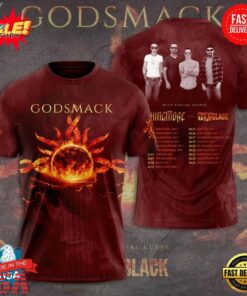 Godsmack Rock Band Graphic Tour T Shirt , Music Fans Shirt Godsmack Rock Band Graphic Tour T Shirt