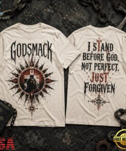 Godsmack x Jesus Just Forgiven 3D Shirt, Trending Music 3D Tee Godsmack X Jesus Just Forgiven 3D Shirt