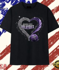 Golden State Valkyries Heart Shirt, Purple Basketball Fan T Shirt , Trendy 2D Print Shirt Golden State Valkyries Heart Shirt Purple Basketball Fan T Shirt
