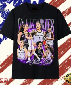 Golden State Valkyries Vintage 90s Bootleg Graphic Style Fan T Shirt, Trendy 2D Print Shirt Golden State Valkyries Vintage 90s Bootleg Graphic Style Fan T Shirt
