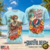 Grateful Dead Tropical Skull Ukulele Floral 2026 3D Shirt , Trending Music 3D Tee Grateful Dead Tropical Skull Ukulele Floral 2026 3D Shirt