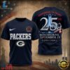 Green Bay Packers NFL Honoring 25 Years Remembering September 11 T Shirt, Sports Fans 3D Shirt 3 Green Bay Packers NFL Honoring 25 Years Remembering September 11 T Shirt, Sports Fans 3D Shirt Green Bay Packers Nfl Honoring 25 Years Remembering September 11 T Shirt