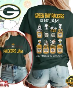 Green Bay Packers NFL Jam Snoopy Peanuts Football Fan 3D Shirt, Sports Fans 3D Shirt Green Bay Packers Nfl Jam Snoopy Peanuts Football Fan 3D Shirt