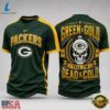 Green Bay Packers NFL Till I’m Dead Forever Skull Fan Pride 3D Shirt, Sports Fans 3D Shirt Green Bay Packers Nfl Till I M Dead Forever Skull Fan Pride 3D Shirt