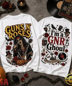 Guns N’ Roses Appetite for Fright Halloween 3D Shirt, Trending Music 3D Tee Guns N Roses Appetite For Fright Halloween 3D Shirt