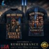 Guns N' Roses Remembering 911 343 Tribute Twin Towers Portrait 3D Shirt, Trending Music 3D Tee Guns N Roses Remembering 911 343 Tribute Twin Towers Portrait 3D Shirt