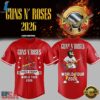 Guns N' Roses x St. Louis Cardinals World Tour 2026 Mascot New Baseball Jersey, Music Artist Baseball Jersey Guns N Roses X ST Louis Cardinals World Tour 2026 Mascot New Baseball Jersey