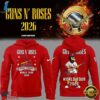Guns N' Roses x St. Louis Cardinals World Tour 2026 Mascot New Hoodie, Trending Music 3D Tee Guns N Roses X ST Louis Cardinals World Tour 2026 Mascot New Hoodie
