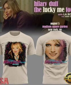 Hilary Duff 2004 Vintage Reprint T Shirt , Music Design T Shirt Hilary Duff 2004 Vintage Reprint T Shirt