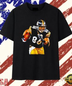 Hines Ward Pittsburgh Steelers 86 Signature T Shirt, Trendy 2D Print Shirt Hines Ward Pittsburgh Steelers 86 Signature T Shirt