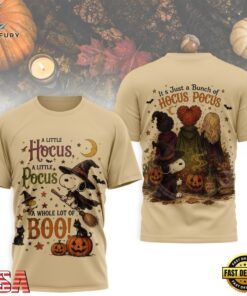 Hocus Pocus Halloween Collection 3D Shirt , Music Fans Shirt Hocus Pocus Halloween Collection 3D Shirt