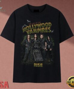 Hollywood Vampires The Air Of The Hollywood Vampires Rise T Shirt, Music 2D Graphic Tee Hollywood Vampires The Air OF The Hollywood Vampires Rise T Shirt