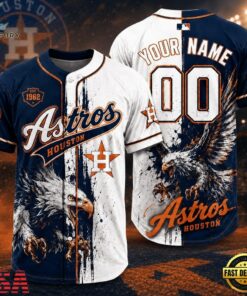 Houston Astros 2026 MLB Eagle America Personalized Baseball Jersey , MLB Team Baseball Jersey Houston Astros 2026 Mlb Eagle America Personalized Baseball Jersey