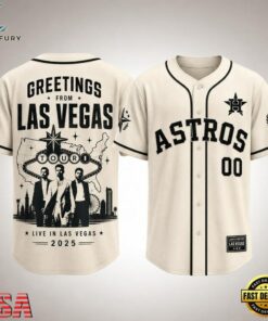 Houston Astros x Jonas Brothers Greetings From Las Vegas Tour 2026 Baseball Jersey , Music Artist Baseball Jersey Houston Astros X Jonas Brothers Greetings From Las Vegas Tour 2026 Baseball Jersey
