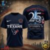 Houston Texans NFL Honoring 25 Years Remembering September 11 T Shirt, Sports Fans 3D Shirt 2 Houston Texans NFL Honoring 25 Years Remembering September 11 T Shirt, Sports Fans 3D Shirt Houston Texans Nfl Honoring 25 Years Remembering September 11 T Shirt