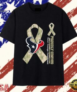 Houston Texans Proudly Served Honor Courage Commitment Tee T Shir , Trendy 2D Print Shirt Houston Texans Proudly Served Honor Courage Commitment Tee T Shir