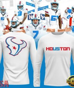 Houston Texans Rivalries By the H For the H 2026 Long Sleeve Shirt, Viral 3D Graphic Tee Houston Texans Rivalries BY The H For The H 2026 Long Sleeve Shirt