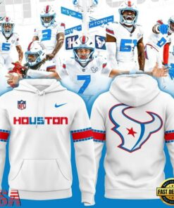 Houston Texans Rivalries By the H For the H 2026 White Hoodie, Viral 3D Graphic Tee Houston Texans Rivalries BY The H For The H 2026 White Hoodie