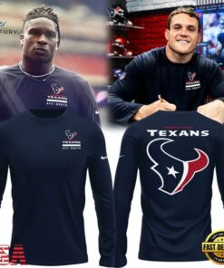 Houston Texans Uniform Special New Long Sleeve Shirt , New Design Trend 3D Shirt Houston Texans Uniform Special New Long Sleeve Shirt