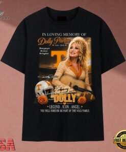 In Loving Memory Of Dolly Parton Vols Family Tribute T Shirt, Music 2D Graphic Tee IN Loving Memory OF Dolly Parton Vols Family Tribute T Shirt