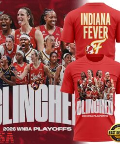 Indiana Fever 2026 WNBA PLAYOFFS All Team Design Limited T Shirt, Viral 3D Graphic Tee Indiana Fever 2026 Wnba Playoffs All Team Design Limited T Shirt