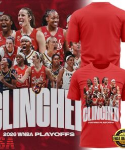 Indiana Fever 2026 WNBA PLAYOFFS Red T Shirt, Viral 3D Graphic Tee Indiana Fever 2026 Wnba Playoffs Red T Shirt