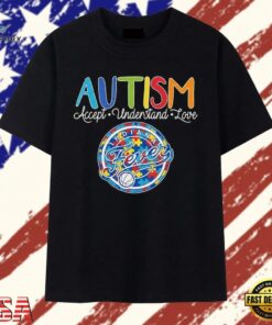 Indiana Fever Autism Awareness Accept Understand Love Basketball T Shirt, Trendy 2D Print Shirt Indiana Fever Autism Awareness Accept Understand Love Basketball T Shirt