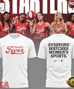 Indiana Fever Everyone Watches Womens Sports Special New 3D Shirt