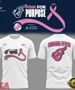 Indiana Fever Pink for Purpose T Shirt, Viral 3D Graphic Tee Indiana Fever Pink For Purpose T Shirt