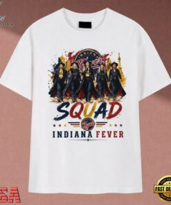 Indiana Fever Squad Women's Basketball Graphic T Shirt, Music 2D Graphic Tee Indiana Fever Squad Women S Basketball Graphic T Shirt