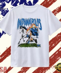 Indianapolis Football Skull and Horse sports 2026 T Shirt , Trendy 2D Print Shirt Indianapolis Football Skull And Horse Sports 2026 T Shirt