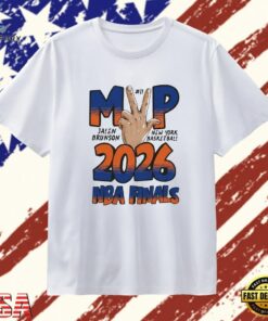 Jalen Brunson New York Basketball MVP 2026 NBA Finals T Shirt, Trendy 2D Print Shirt Jalen Brunson New York Basketball Mvp 2026 Nba Finals T Shirt