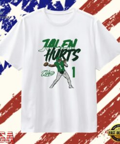 Jalen Hurts Pose signature Philadelphia Eagles , Trendy 2D Print Shirt Jalen Hurts Pose Signature Philadelphia Eagles